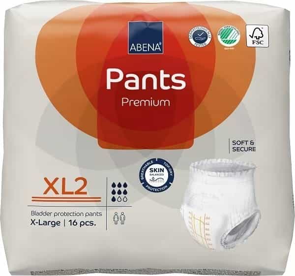 Foto do produto Roupa Íntima Absorvente Abena Pants XL2 Premium c/ 16 un
