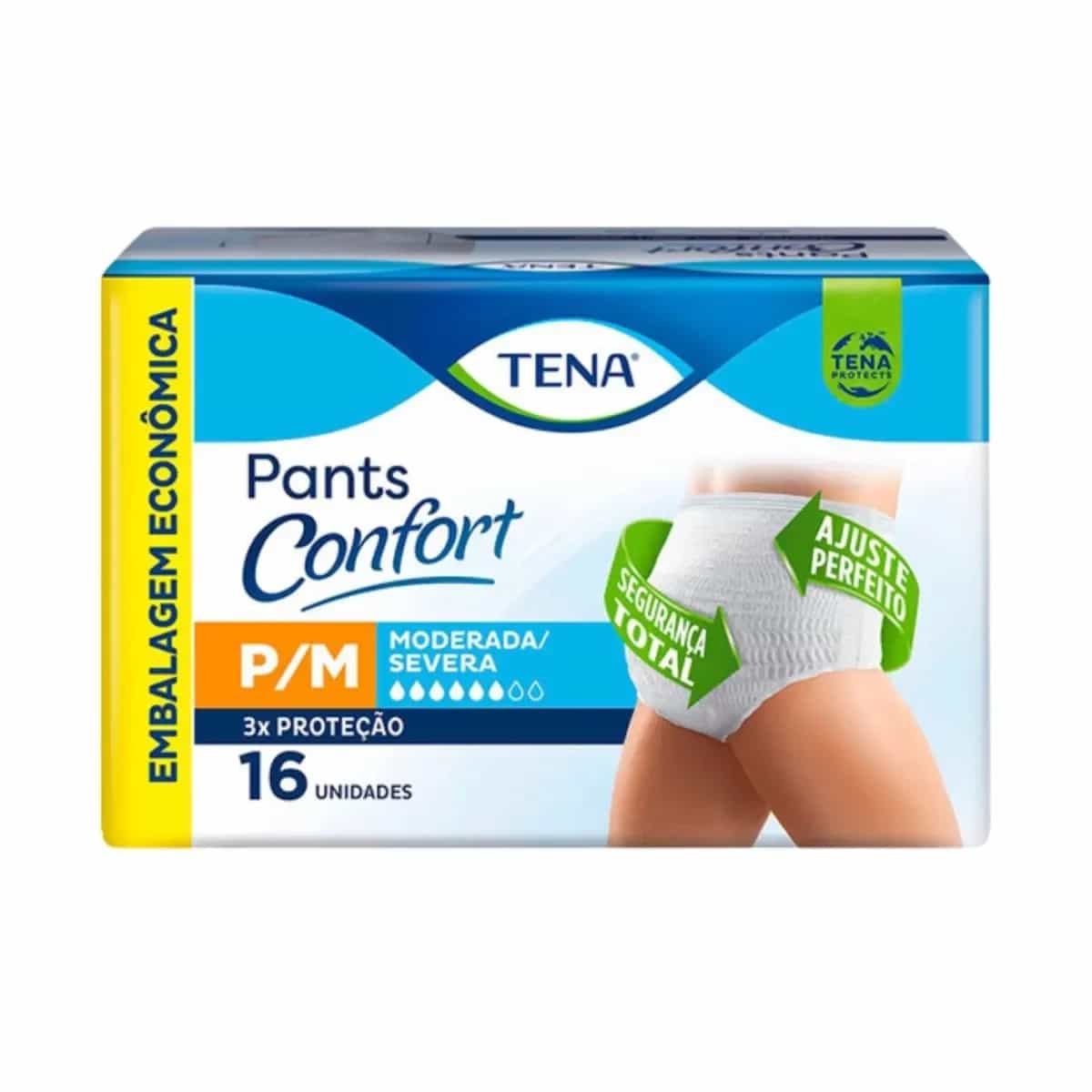 Foto do produto Tena Pants Confort c/ 16 un P/M