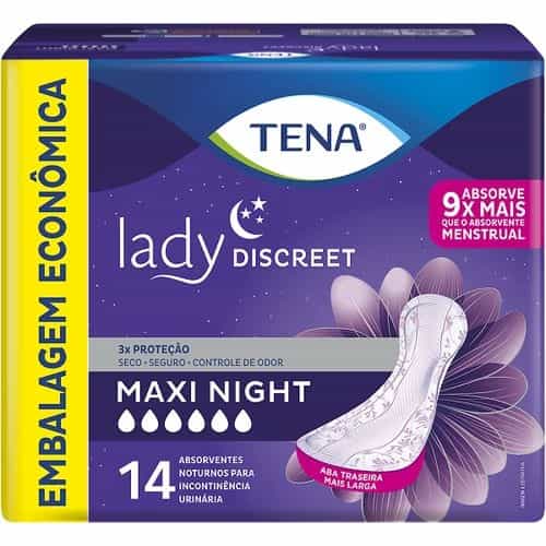 Foto do produto Tena Lady Discreet Max Night c/ 14 un