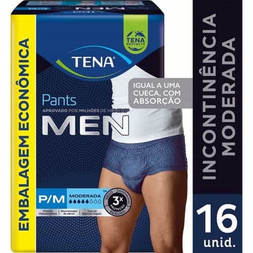 Foto do produto Tena Pants Men P/M c/ 16 un