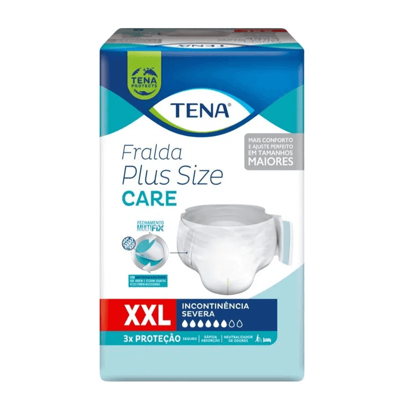 Foto do produto Fralda Tena Plus Size Care XXG c/ 8 un