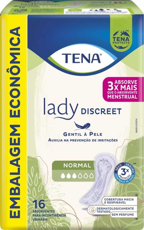 Foto do produto Tena Lady Discreet Normal c/ 16 un