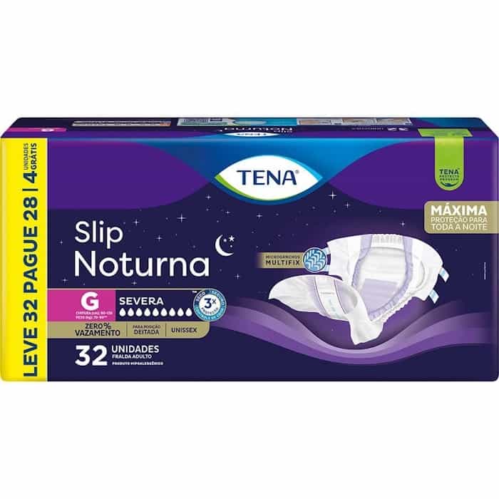 Foto do produto Fralda Slip Noturna Grande c/ 32 un