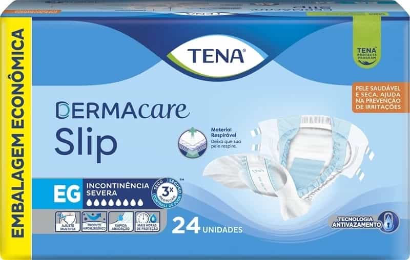 Foto do produto Tena Slip Dermacare EG c/ 24 un