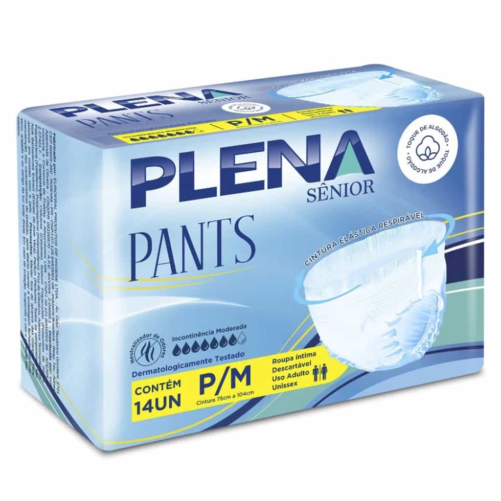 Foto do produto Roupa Íntima Plena P/M c/ 14 un