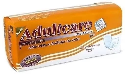 Absorvente Geriátrico Adultcare Premium c/ 20 un — foto 1