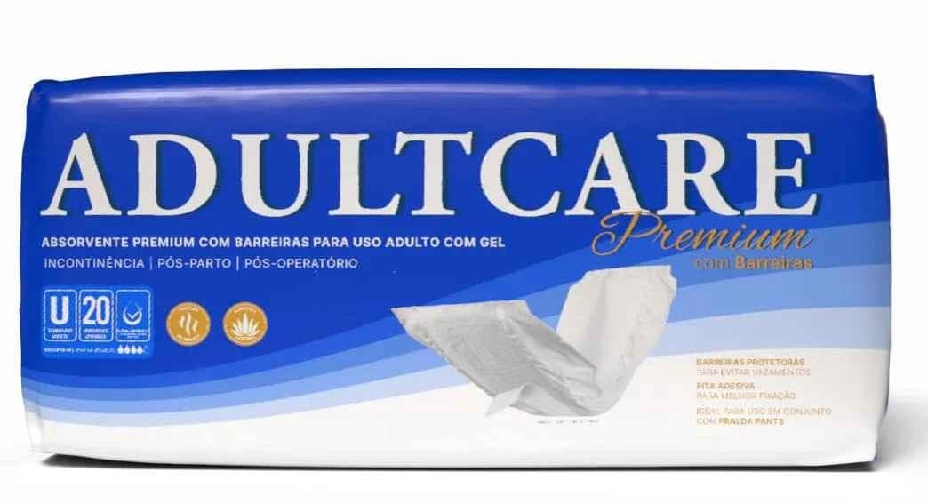 Absorvente Geriátrico Adultcare Premium com Barreiras c/ 20 un — miniatura 1