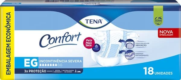Categoria Fraldas Geriátricas — produto representativo