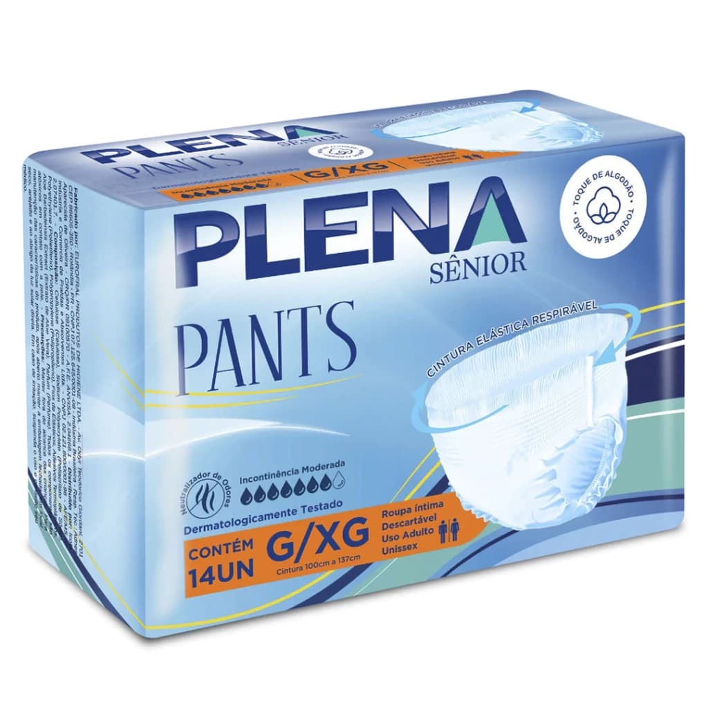 Roupa Íntima Plena G/EG c/ 14 un — foto 1
