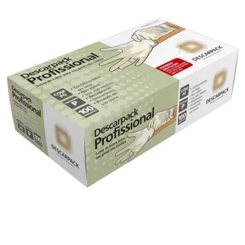 Luva de Procedimento Látex c/ 100 un Pequena — foto 1