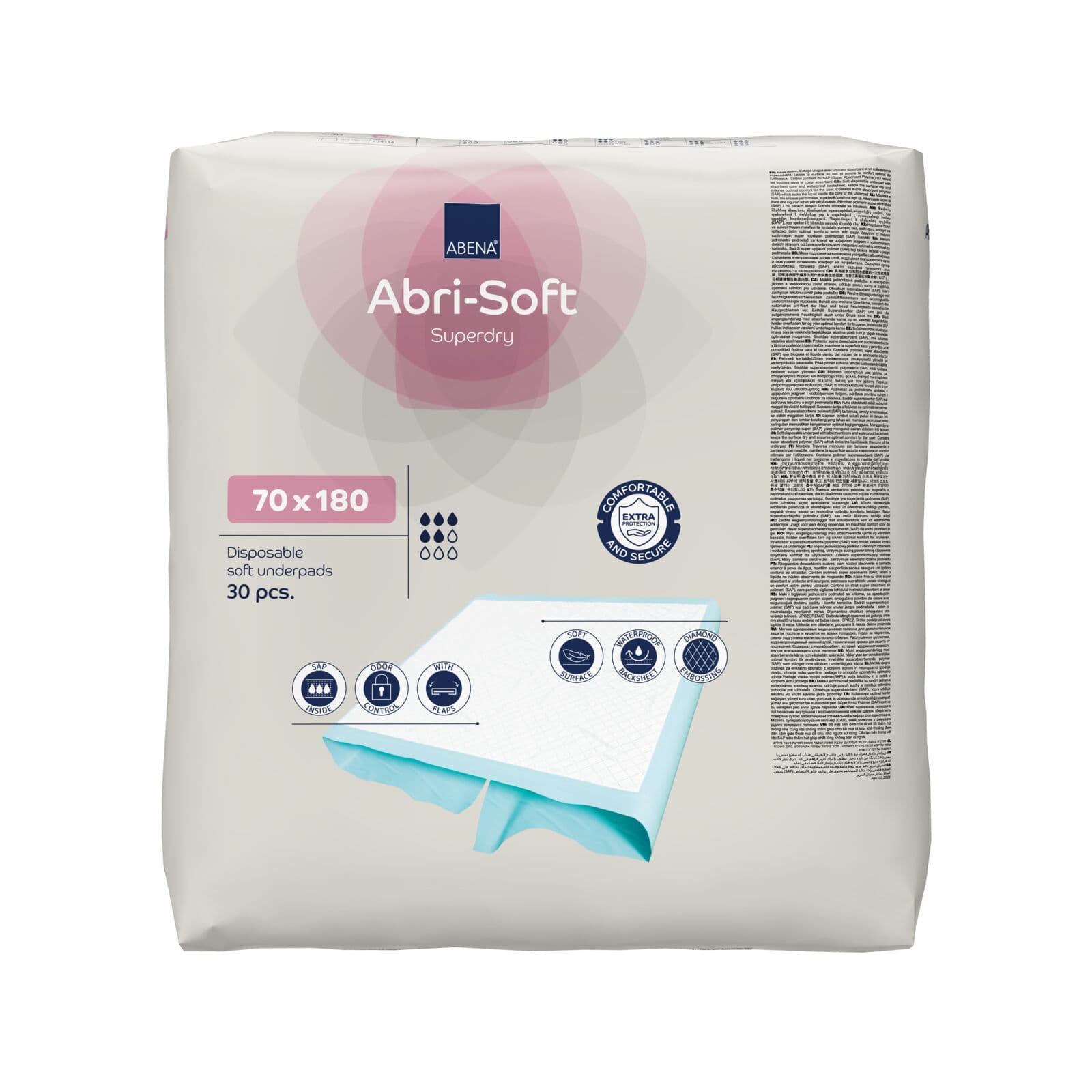 Lençol Descartável ABENA Abri-Soft c/ 30 un — miniatura 4