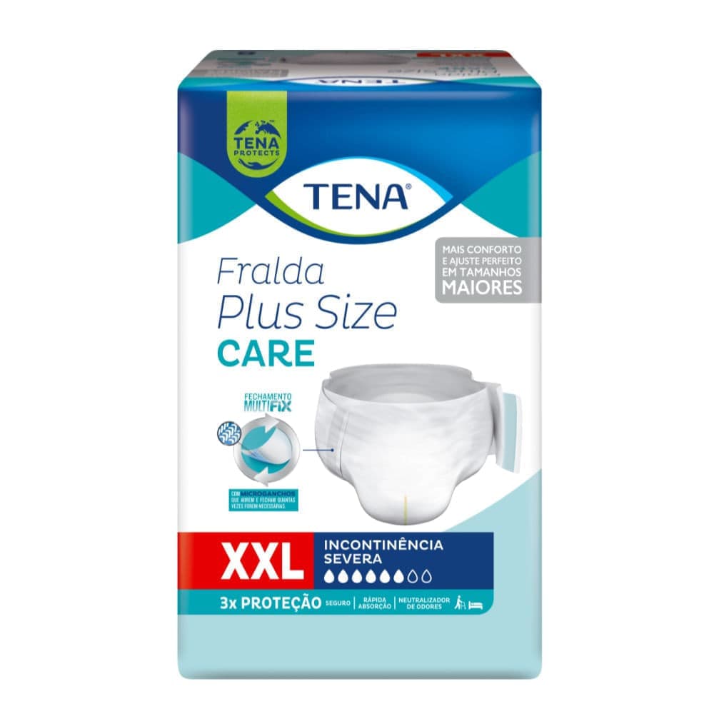 Fralda Tena Plus Size Care XXG c/ 8 un — foto 2