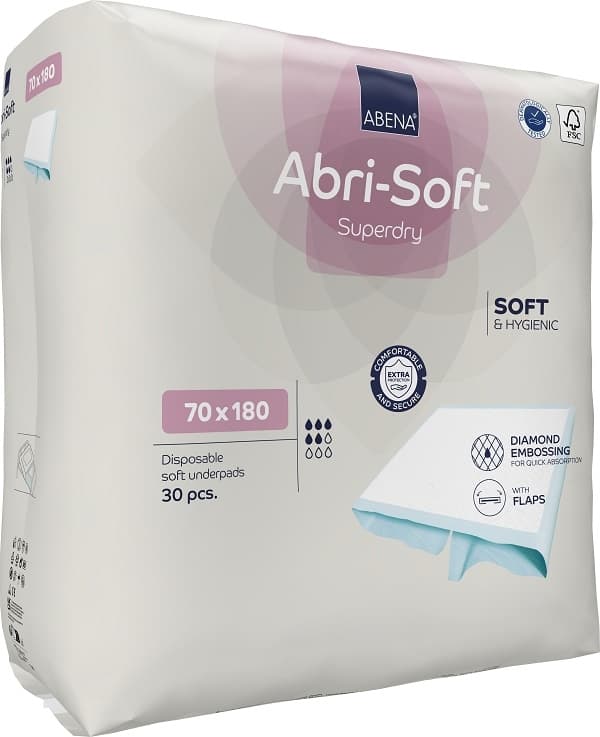 Lençol Descartável ABENA Abri-Soft c/ 30 un — foto 3