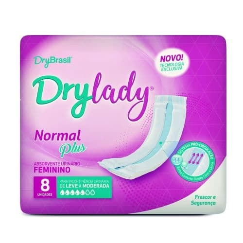 Absorvente Feminino DryLady c/ 8 un — foto 1
