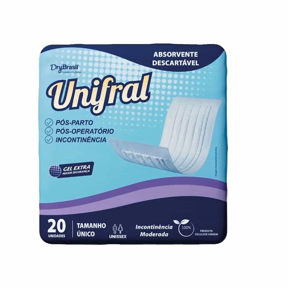 Absorvente Unifral c/ 20 un