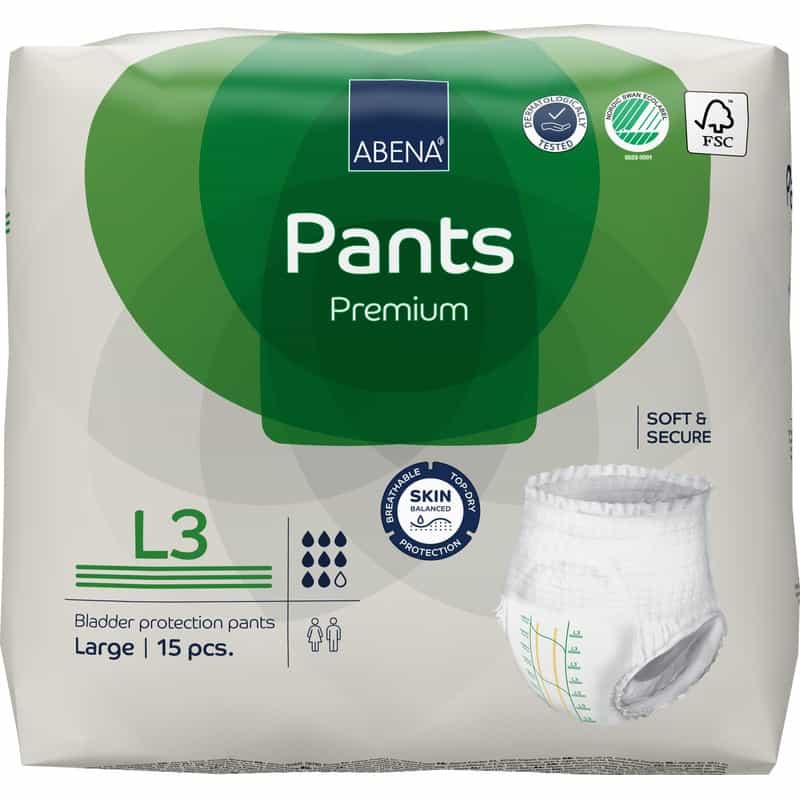 Foto do produto Roupa Íntima Absorvente Abena Pants L3 Premium (15 unidades)