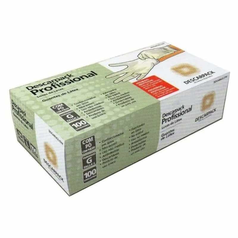 Foto do produto Luva de Procedimento Látex c/ 100 Grande
