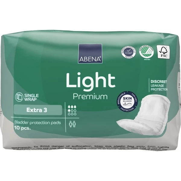 Absorvente  Abena Light Extra 3 c/10 unidades