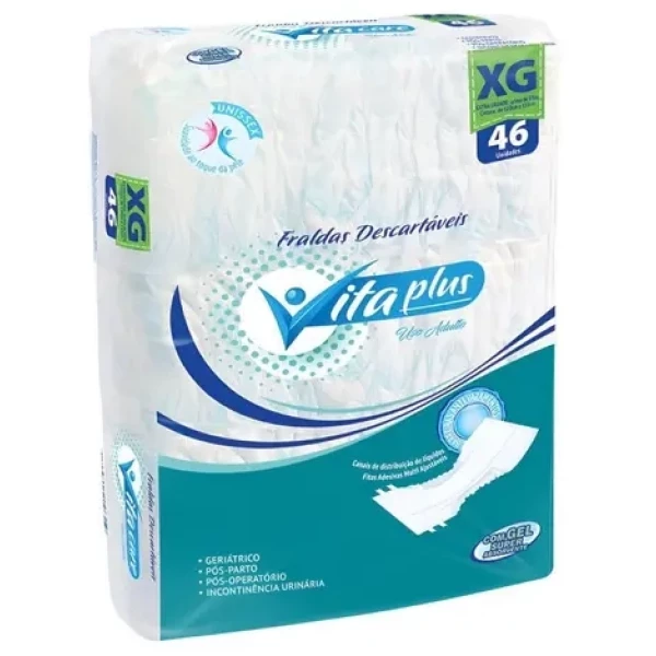 Fralda Geriatrica Vita plus c/ 46 EG