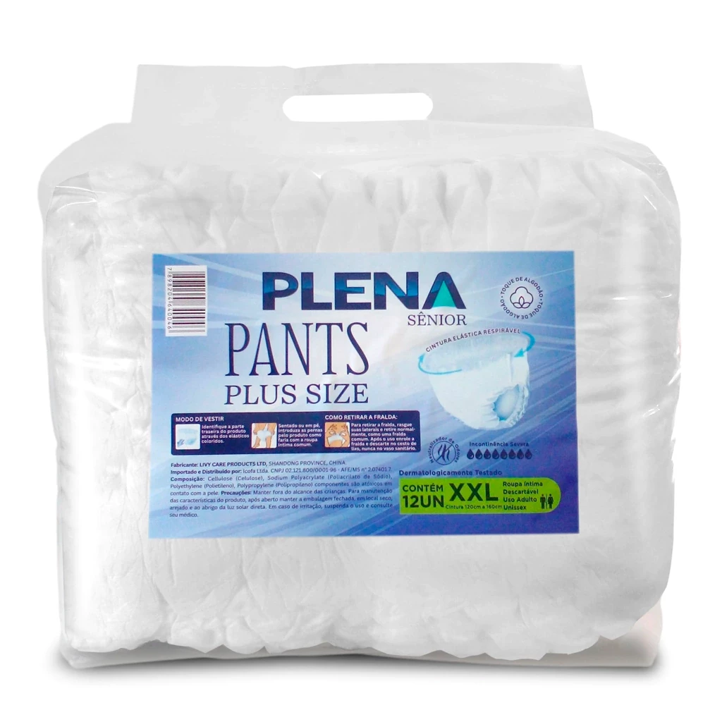 Roupa Íntima  Plena XXG c/12