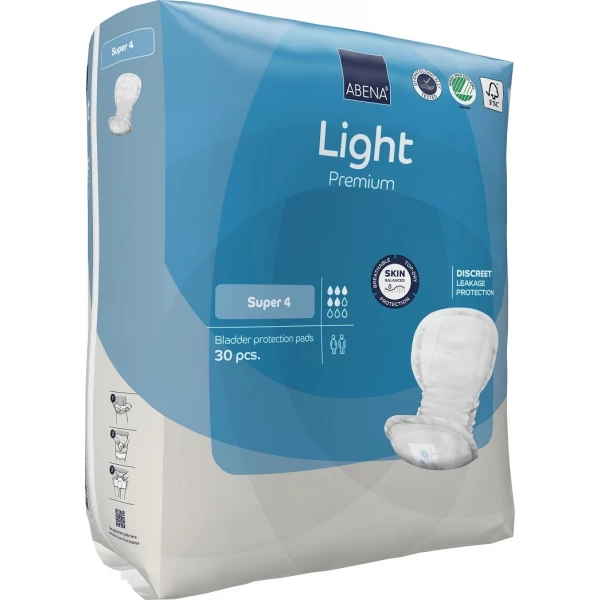 Absorvente feminino ABENA Abri-Light SUPER - 30 unidades
