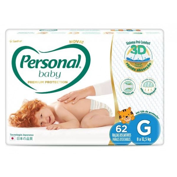 Fralda Personal Hiper Baby Premium G C/62