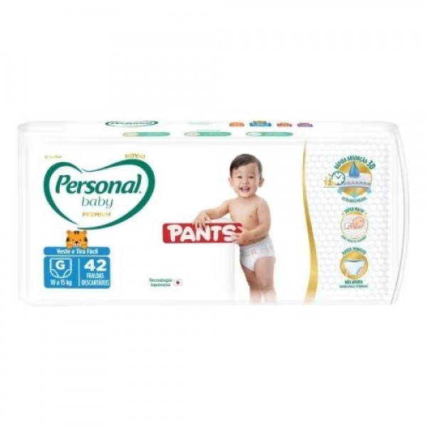 Fralda Personal Baby Premium Pants Grande c/42