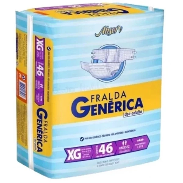 Fralda Geriátrica Absorv XG c/46