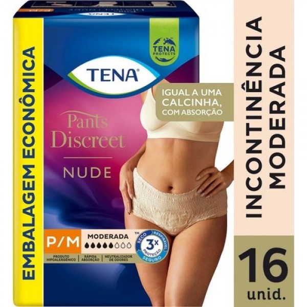 Tena Pants Discreet Nude c/16 P/M