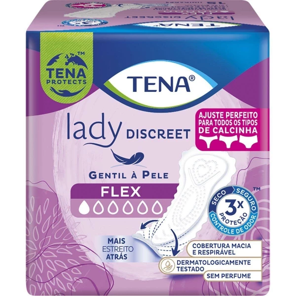 Protetor Tena Lady Discreet flex c/15.
