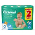 Fralda Infantil Personal Soft Mega G c/34 